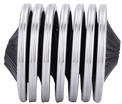 Zerodis Cepillo de Limpieza para Cuerdas de Escalada en Roca Al Aire, Cepillo de Nailon Duradero de Acero Inoxidable para Cuerdas de Escalada de 8-13 Mm, Herramienta de Limpieza Fácil de Usar para