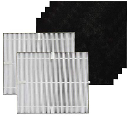 PUREBURG MD1-0022 MD1-0023 Replacement Filter Compatible with Vornado AC300 AC350 AC500 AC550 PCO200 PCO300 PCO500 PCO375DC PCO575DC Air Purifiers,2-Pack H13 HEPA