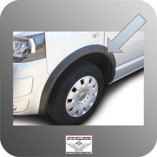 Spangenberg Radlaufabdeckung ABS-Kunststoff schwarz 10 teilig nur für VW T5 mit langem Radstand für Fahrzeuge mit Schiebetür rechts oder auch beidseitig Baujahre 04.2003-01.2015 7420350