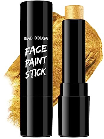 BADCOLOR Gold Eye Black Blendable Body Painting Stick Full Body Metal Waterproof Makeup for