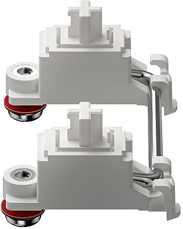 GATERON Screw in Stabilizer for 60% Mechanical Keyboard Satellite Switch 7U 6.25U 2U(White)