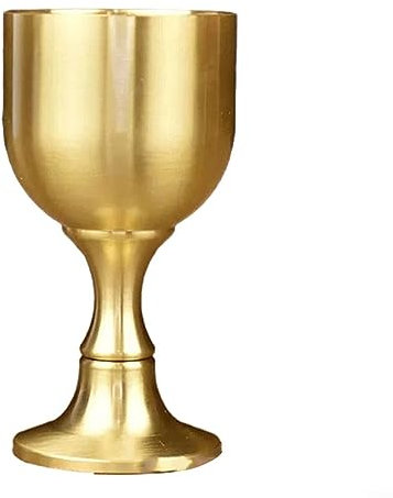 HpLive Verre à vin vintage en laiton - 100 ml - 100 ml