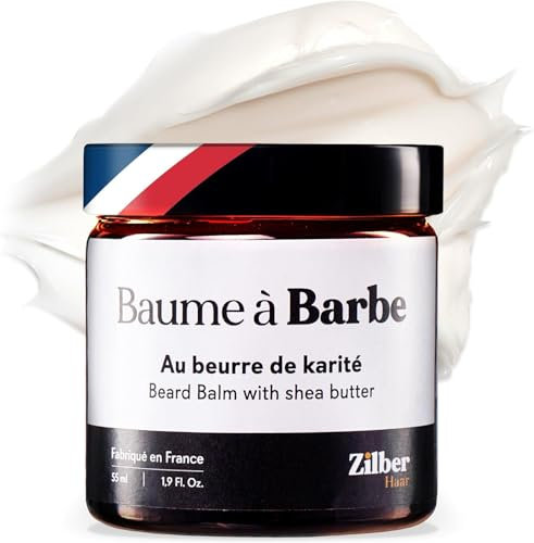 ZilberHaar - Bartbalsam mit Sheabutter und Bio-Kokosnuss- und Sonnenblumenöl - Vegan, 100% natürliche Inhaltsstoffe - 55 ml