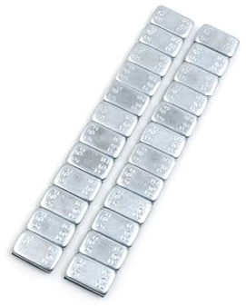 Hihaha Auswuchtgewichte für Motorrad, 140 x 19 mm, 2 Stück, langlebiges Material, 60 g