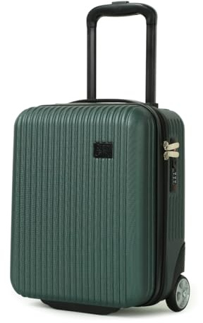 CabinFly Cruisair 40 x 30 x 20 cm Ryanair Handgepäck Wizzair Koffer Kabinentrolley Untersitz Transavia Vueling (Grün, 40x30x20cm)