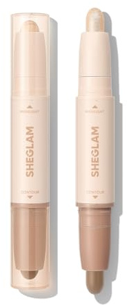 SHEGLAM 2-in-1 Contour & Highlight Stick Creme Wasserdichter Konturenstift - Soft Tan