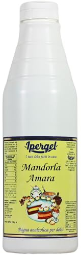 Ipergel - Bagna Analcolica Per Torte, Dolci E Pan Di Spagna - Vari Gusti E Formati (1 Kg, Mandorla Amara)