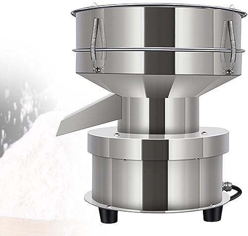 Setaccio Vibrante Automatico Per Polveri Macchina elettrica a vibrante, per polveri, a maglie in acciaio inossidabile per granuli, 220 V, 15 cm