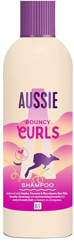 Aussie Definidos Champú Sin Sulfatos, Antifrizz, Pelo Rizado, 300ml | Limpieza Suave Ondas y Espirales, Vegano Y Cruelty-Free