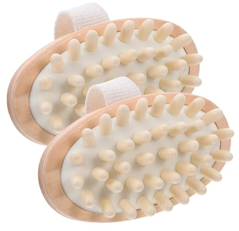 CIYODO 2 Pièces Brosse de Massage Chevelu Exfoliante et Brosse Shampooing Ergonomique pour Soins Capillaires et Voyage Femmes et Hommes