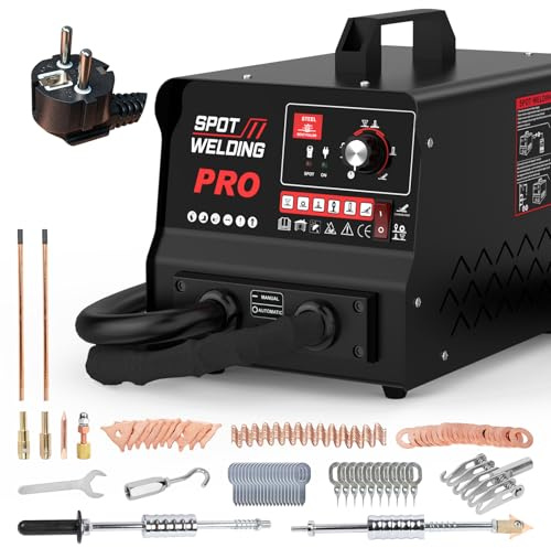Machine à redresser carrosserie automobile et poste à souder 3500W | Poste à souder par points automatique 6 modes | Extracteur de bosses | Détecteur de bosses de carrosserie | Soudeur à boulons