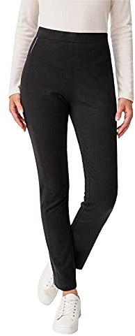 Damart - Pantalon Maille Milano enfilable Femme Noir Taille 50