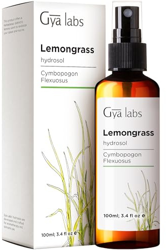 Gya Labs spray à la citronnelle pour la protection extérieure et l'équilibre de l'humeur - Spray de brume pour le visage pour remonter l'humeur - Spray Huile Essentielle 100% Pure - 100ml