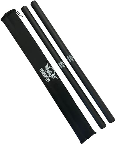 Foam Escrima Sticks with Armory Case - Pair (Black)
