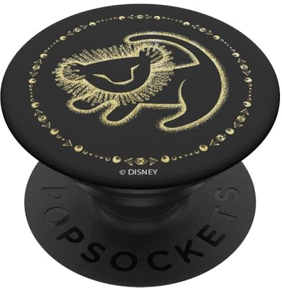 Disney The Lion King Rafiki's Simba Drawing In Gold PopSockets PopGrip Interchangeable