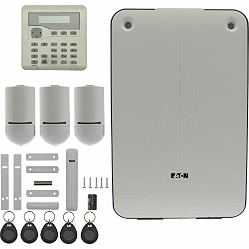 Eaton Scantronic I-ON30R 30 Radio and 10 Wired Zones Expandable to 80 Alarm Kit Grade 2 With Wired Keypad I-ON30RKIT-WKP for Residential and Small Commercial Properties