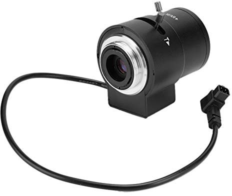 Obiettivo con Diaframma Automatico, Lunghezza Focale 720P CCTV HD Obiettivo Zoom con Apertura Automatica Obiettivo per Videocamera con Montaggio CS Obiettivo Zoom con Diaframma Automatico per Telecame