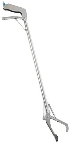 Pinze per Granchi Pinze a Forbice per Pesci Lunghi Multifunzionali Pieghevoli Staccabili in Acciaio Inossidabile per Granchi(Clip piegata)