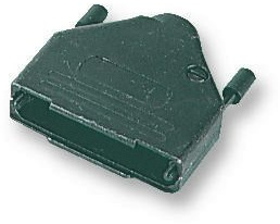DSUB Kapuze, Metall, schwarz, TOP ENT, 37WAY, D Sub Backshells, 1 Stück | MHDTZK37-BK-K