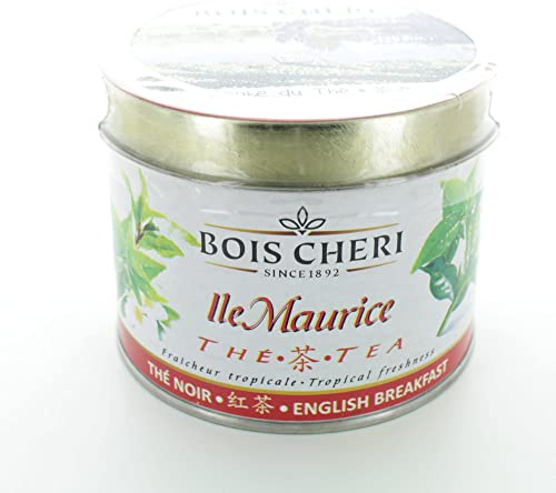Bois Cheri Natural Black Tea - English Breakfast - (125g - loser Schwarztee) in nostalgischer Sammeldose