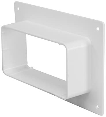 220x55mm Bride Murale - Raccord/Connecteur pour Tuyau Rectangulaire