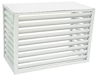 Klimaanlage abdeckung， klima splitgerät， schutzgitter für klimaanlagen， outdoor sonnenschutz abdeckung， klimagerät schutzgitter， klimaanlagenzaun für außengeräte， Geeignet für externe Klimageräte ( Co