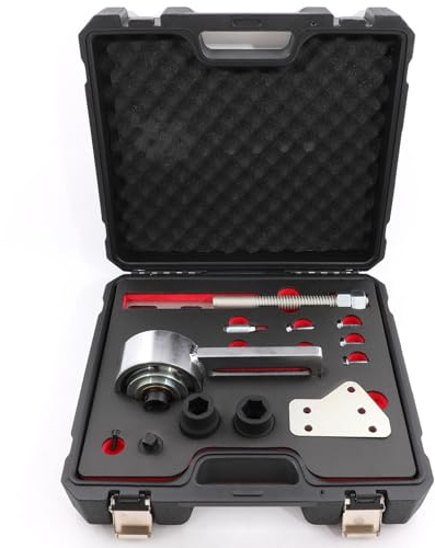 Drehmomentvervielfältiger Set Kompatibel mit Ford 1.0 2.0 EcoBoost Motoren | Drehmomentverstärker 1:5, Werkzeug zum Ausbau der Kurbelwellen-Riemenscheibe 303-1611 303-1611-01 303-1611-02