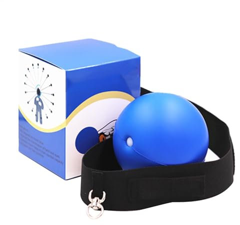 Box-Reflexball – Box-Reflexball-Stirnband für Herren, interaktives Boxball-Integrationsset | Interaktives Boxtraining Boxball-Set, Boxausrüstung für Erwachsene, Trainingszubehör für Kinder
