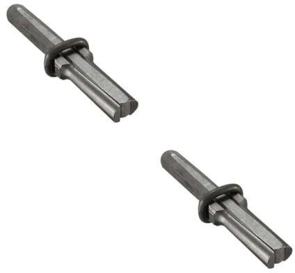 DOITOOL 2 Pièces Fendeur De Pierre Outil à Main Fendeur Ciseau Outil Pour Couper Les Pierres Pierre à Aiguiser Broyeur Taille Crayon Rocher Outil De Fractionnement Black Acier Allié