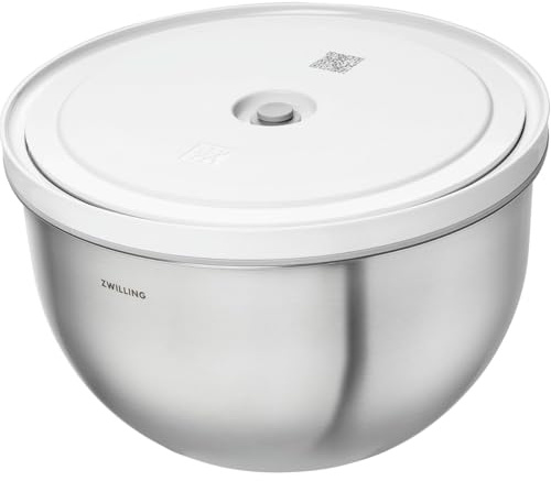 ZWILLING Z1030-859 Fresh & Save - Recipiente de almacenamiento al vacío, grande, 24 cm, acero inoxidable, tapa hermética grande, contenedor de almacenamiento al vacío
