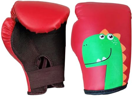 Kids Punching Glove - Pu Leather Training Mitts, Breathable Boxing, Junior Kickboxing Gear | Youth Heavy Bag For Boys Girls Martial Arts Fitness Gym Sparring Practice