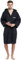 Cressi Microfibre Sport Bathrobe - Accappatoio Sportivo in Microfibra, Adulto Unisex, Nero, S