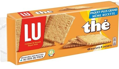 LU Biscotti al tè ai fiori d'arancio, 350 g (confezione da 6)
