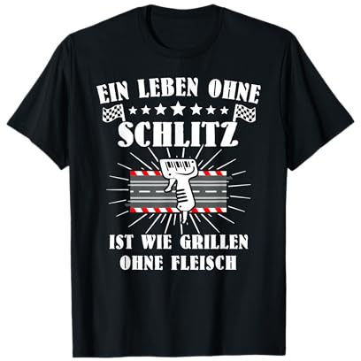 Slotcars Geschenk Slotracing Auto Schlitz Schlitzauto T-Shirt