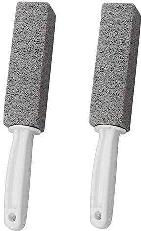 HREDZEO Cleaning Block WC,2 Pcs Reinigungs Stein Mit Griff Bimsstein Toilettenreiniger für Küche Bad Pool Haushalt Reinigung