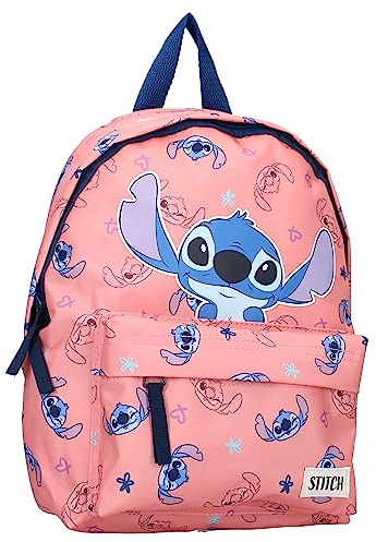 Sac à dos STITCH Clin d' il Made for FUN par Disney Lilo & Stitch Sac à dos pour enfants | école maternelle couleur pêche dimensions 31 x 22 x 9 cm, pêche, taille unique