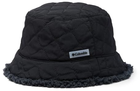 Columbia Unisex Winter Pass 2 Reversible Bucket Hat Schlapphut, Black/Black, S-M EU