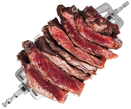 Stainless Steel Rotisserie Meat Forks Air Fryer Fork Grill Spit Rod Roast Chicken Fish Forks 28cm Summer Outdoor Accessories