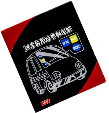 Aplicador de Adhesivos para Parabrisas de Coche, Adhesivo estático para Parabrisas | Película Adhesiva estática para Ventana de Coche | Juego de 3 películas Adhesivas estáticas para Ventana, Pegatina