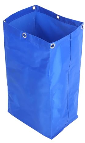 PartyKindom Clean Car Bag Replacement Cleaning Bag for Housekeeping Cart Large Capacity Loops and Snaps for Hotel and Office Cleaning Supplies