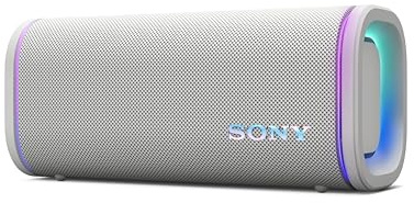 Sony ULT FIELD 5 - Powerful Bluetooth Portable Speaker, 25hr Battery, 2 x ULT POWER SOUND modes, IP67, Waterproof, Dustproof, 360 Lights, Detachable Shoulder Strap, Compact - Off-White