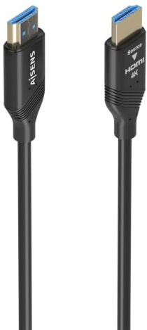 AISENS - A148-0930 - CABLE HDMI V2.0 AOC PREMIUM ALTA VELOCIDAD/HEC 4K@60HZ 18GBPS, A/M-A/M, NEGRO, 20M