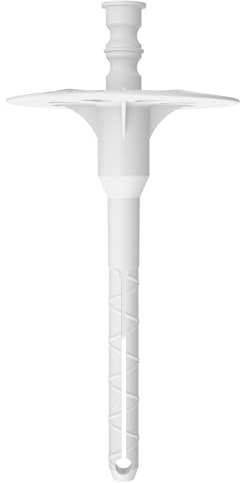 Fischer TermoFix PN 8 mm Tasselli isolanti 95 – 215 mm | Tasselli a percussione per WDVS ETICS | Chiodo in plastica senza ponte termico | Omologazione ETA | 100 pezzi – Diverse lunghezze (8 x 115 mm
