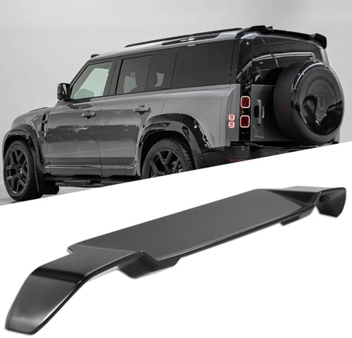 GEARFLOW Rear Roof Spoiler, Compatible with Land Rover Defender 90 110 130 L663 2020+,Car Trunk Roof Boot Tail Wing, Gloss Black