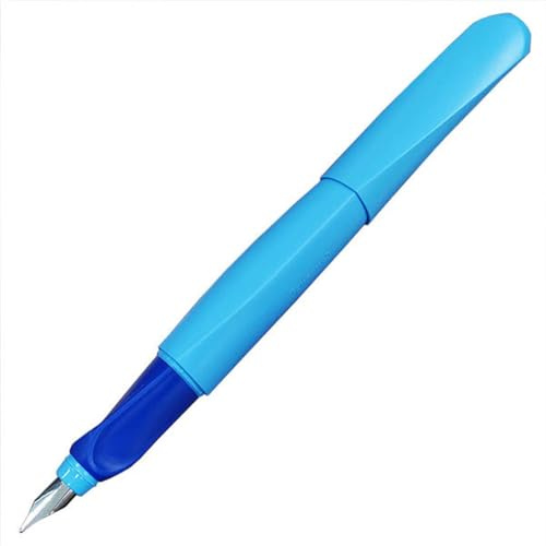 Pelikan Füllhalter / Füller / Twist P457 F-Feder Blau