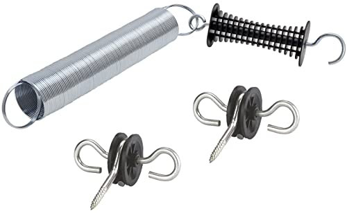 VOSS.farming Weidezaun Torgriff Set mit 2 Torgriffen und passenden 4 Torgriffisolatoren, für den Weidezaun, ideal für Ihre Weide, montagefertig geliefert