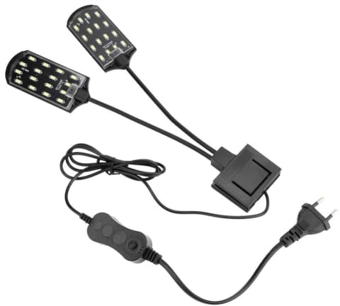 Akvarieväxter Ljus LED Akvarium Ljus Växter Växbelysning 15W Clip-on Akvarium Lampa LED Akvariljus för akvarium