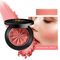 Mimore Colorete, de larga duración y resistente al sudor Colorete no graso y Colorete mate con brillo Super Brighten Skin Color Shimmery o Matte Colorete, con espejo. (04)