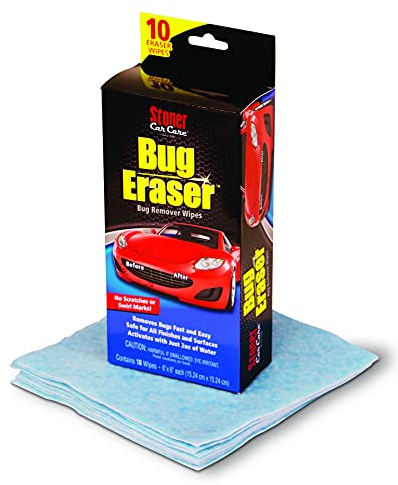 Stoner Car Care Bug Eraser - Bug Remover Wipes