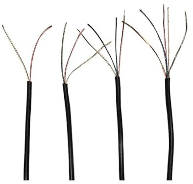 UGLYAF Cavo for auricolare Bluetooth con filo smaltato a 6 core Cavo multi-core for saldatura TPE-PVC Microfono Filo for altoparlante trafilato fine fai-da-te (Size : 10m, Color : 6core OD 1.4mm)